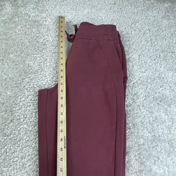 Lululemon Scuba High Rise Jogger Sweatpants Smokey Red 6 - Picture 10 of 12